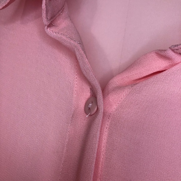 Chiffon Blouse | Sheer Pink - Picture 10 of 12